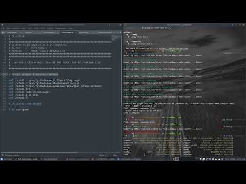 ArcoLinux : 2723 Fish - Adding more themes and plugins
