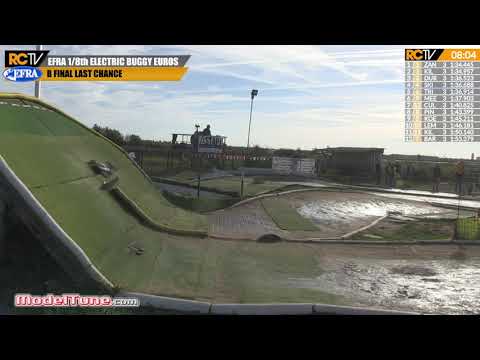 EFRA 1/8th Electric Buggy Euros 2018 - Sunday - Finals Day