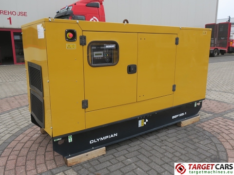 775830 CAT OLYMPIAN GEP125-1 DIESEL GENERATOR SET 110KVA 400V/230V NEW/UNUSED 1HR 2015 S01771