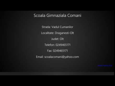 Scoala Gimnaziala Comani Draganesti-Olt