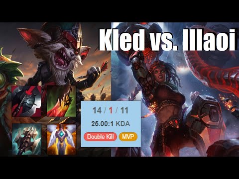 Kled vs. Illaoi matchup (FACECAM stream highlight) - Soulmario