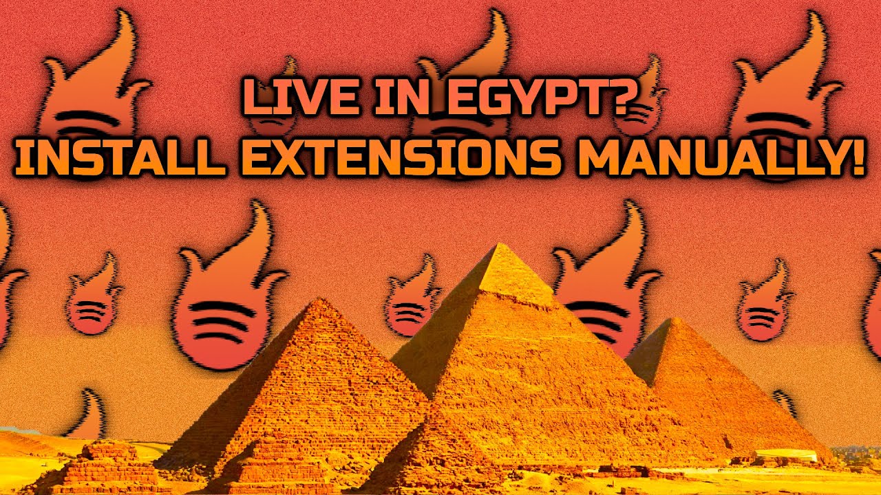 Install Spicetify Extensions Manually | Egyptian User Fix