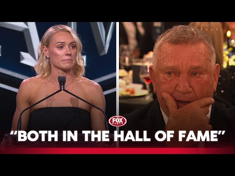 "Had to stop playing at 13" - Erin & Greg Phillips share POWERFUL moment 🥲 | Fox Footy