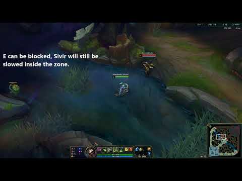 All Kog'maw abilities interactions with Sivir spellshield / League of Legends
