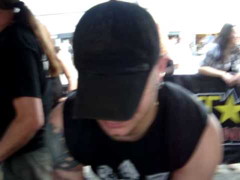 Phil Labonte from All That Remains singing "dick in a box"