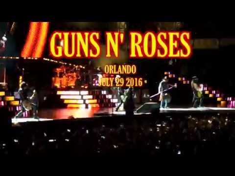 Guns N' Roses, Orlando Florida, July 29 2016