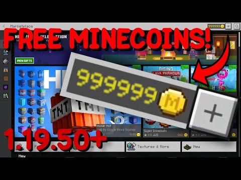 HOW TO GET FREE MINECOINS | MINECRAFT BEDROCK EDITION | WORKING 2023 LATEST UPDATE 1.19.50+