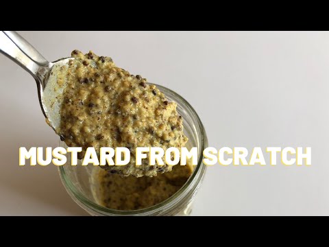 How To Make Mustard | Easy Homemade Spicy Mustard