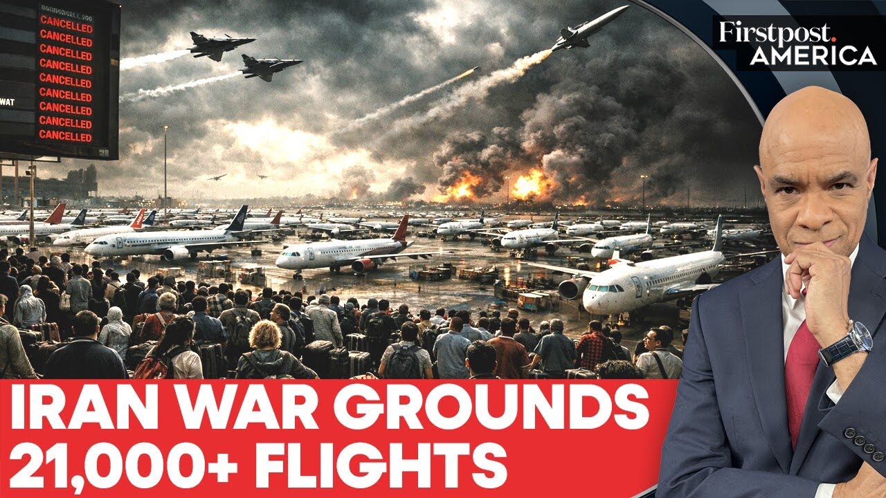 Iran Conflict: 21,000+ Flights Cancelled As West Asia War Triggers Travel Chaos | Firstpost America