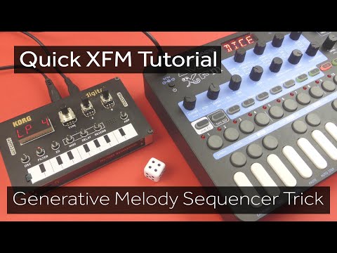 SONICWARE Liven XFM Generative Melody Trick Tutorial