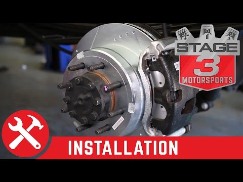 2013-2017 F250 & F350 4x4 Power Stop Z36 Truck & Tow Complete Brake Kit Install