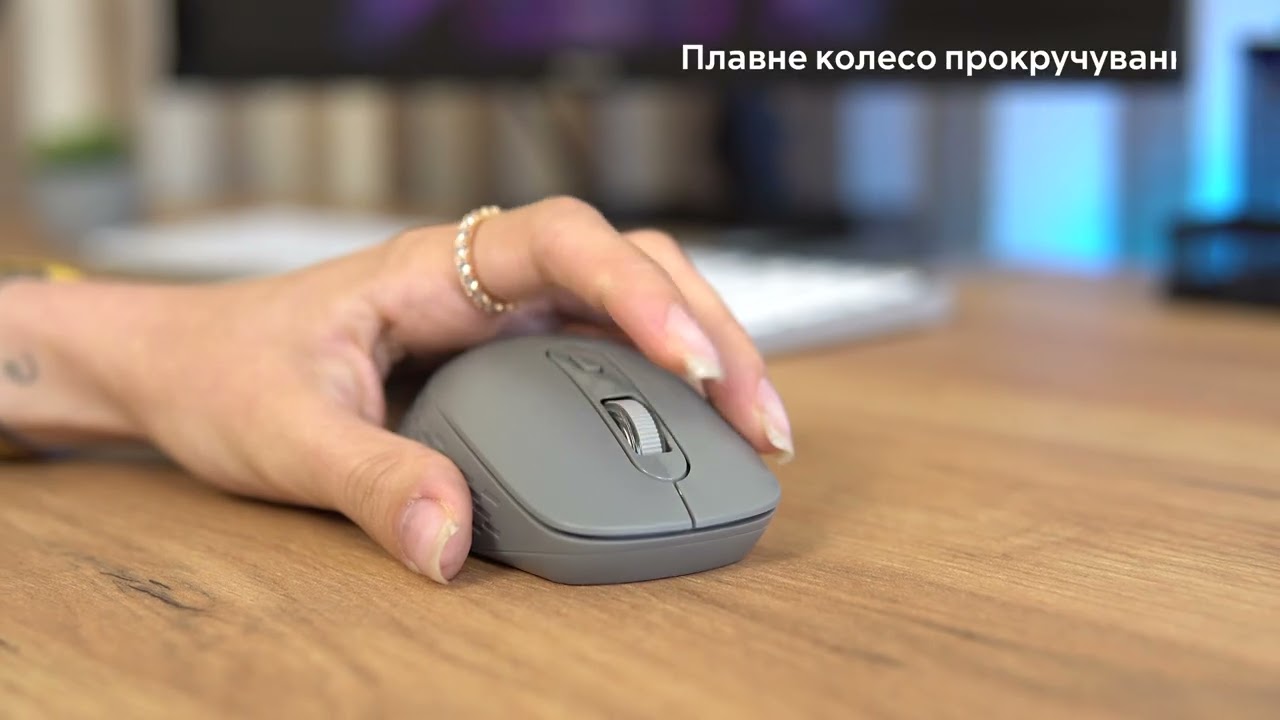 Комп'ютерна миша OfficePro M230G (Gray) video preview