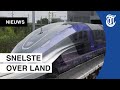 Deze trein kan wel 600 km/u!