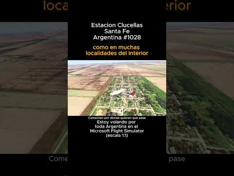 Estacion Clucellas, Santa Fe desde el Microsoft Flight Simulator #clucellas #santafe #msfs #joaha45