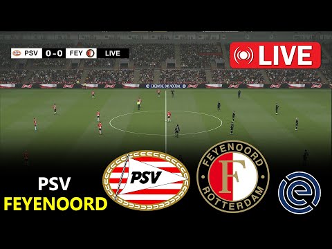 Psv Eindhoven vs Feyenoord | Eredivisie 2025/26 | Full Match Streaming | PES 21 Simulation