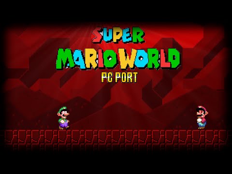 Super Mario World PC PORT aka Mario exe The Doom Of Castle Demo Gameplay