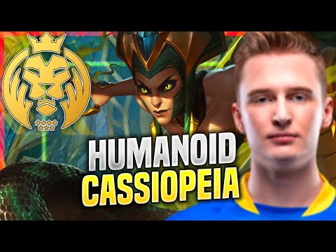 WHEN HUMANOID PICKS CASSIOPEIA! - MAD Humanoid Plays Cassiopeia MID vs Galio! | Challenger TV