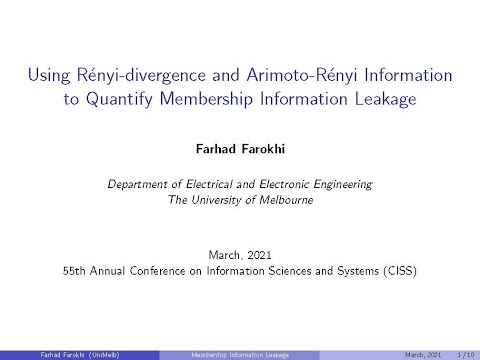Using Renyi-divergence and Arimoto-Renyi  Information to Quantify Membership Information Leakage
