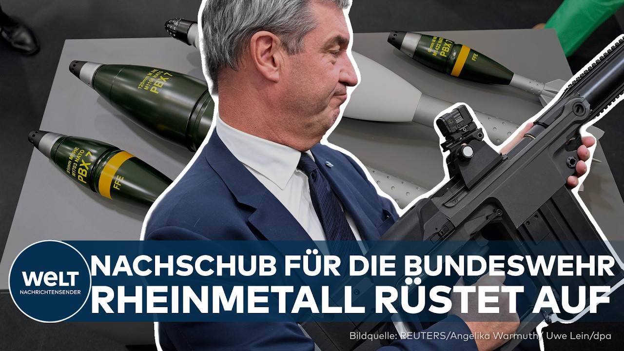 VERTEIDIGUNG: 800 Millionen Euro für Waffen-Nachschub – Rheinmetall rüstet Produktion massiv auf!