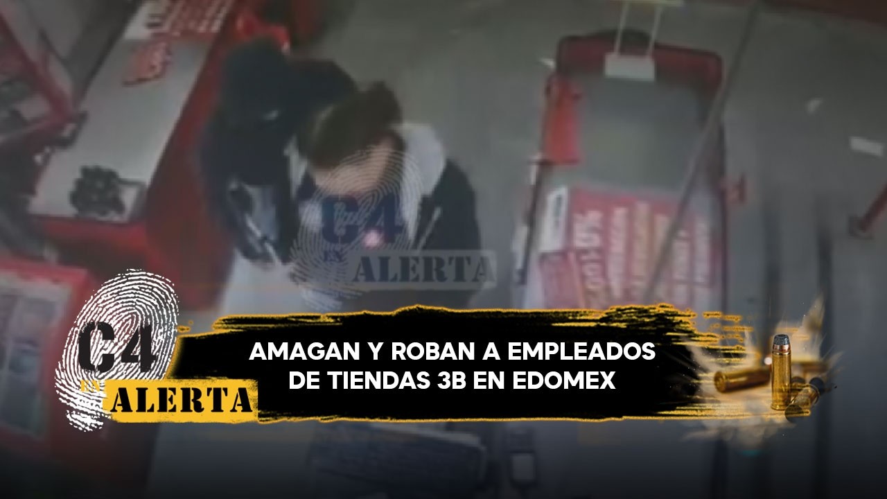 ¡Aplican el mismo método! Captan asaltos a Tiendas 3B en diversas colonias de Ecatepec, Edomex