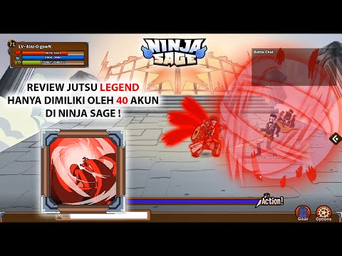 JUTSU LEGEND 40 AKUN ONLY OP PARAH #ninjasaga #ninjasage #nostalgia #ninjalegends #mobilelegends