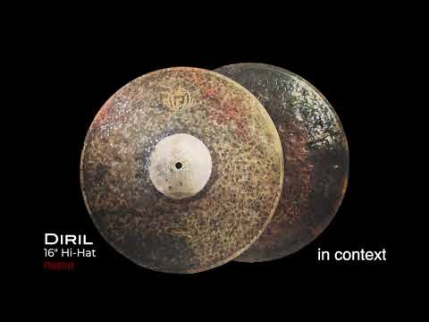Diril Cymbals - 16" Hi-Hat Primitive (in context)