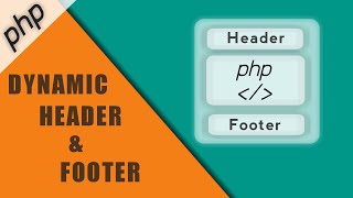 PHP - Dynamic Header & Footer | How To Include Header and Footer In Html | Header and Footer In PHP