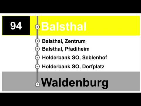 Postauto Begrüssung Linie 94 Balsthal - Waldenburg