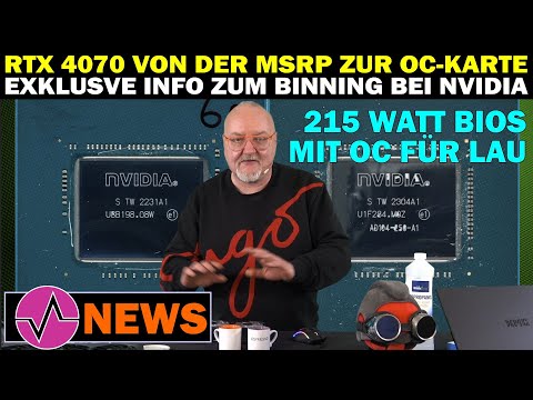 Verstecktes Binning bei der RTX 4070, eine UVP-Karte als OC-Karte und die Geheimnisse von Boost!