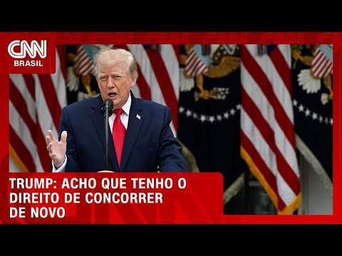 “Acho que tenho o direito de concorrer à Presidência de novo”, afirma Trump | HORA H