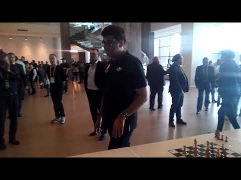 GM V.Anand - FM Khazar Babazada / Endgame / Simul game in Shamkir