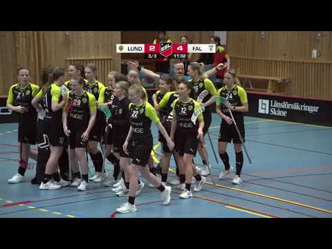 Highlights Svenska Superligan Dam: IBK Lund - IBF Falun