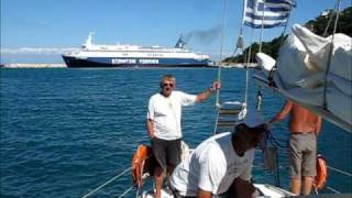 preview picture of video 'Rania Ionian Sailing (8, Poros on Kefalonia)'