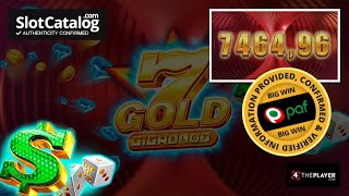 Epic win. 7 Gold Gigablox slot from 4ThePlayer