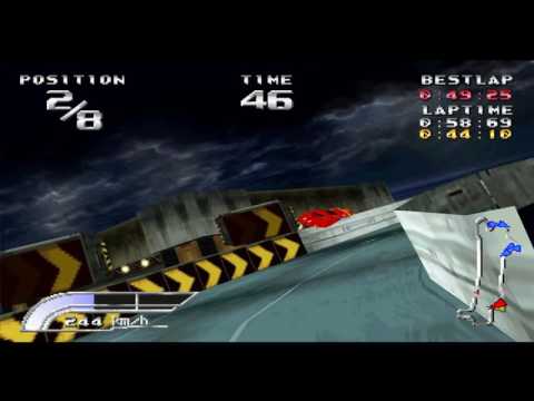 Speed King - Neo Kobe 2045 (PlayStation 1, 1996) (Japanese Import) Gameplay