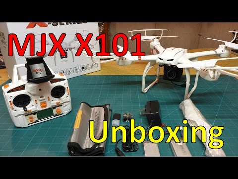 MJX X101 With Wifi FPV Unboxing, Setup, First Impressions