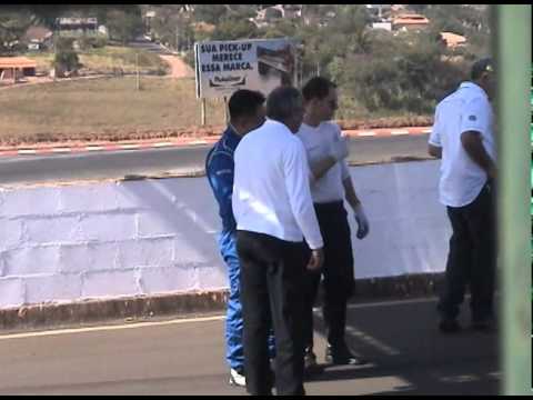 acidente gol FLD na 3ª etapa ECPA arrancada