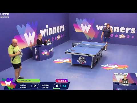 WINners CUP table 2  18.10 Boklag Roman - Priadko Sergei  20:15