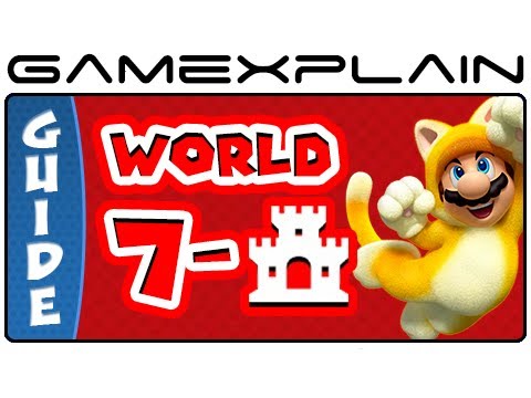 Super Mario 3D World - World 7-Castle Green Stars & Stamp Locations Guide & Walkthrough
