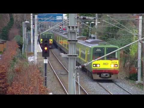 Dart trains number 8632 and 8634 at Sydney Parade Station
