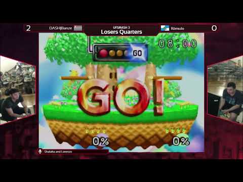 UFsmash 3 Top 8 LQF   Banze Pikachu Vs Romulo Green Pikachu