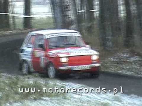 35 Rajd Cieszyńska  Barbórka '08 - WALDEMAR JANECKI - Fiat 126 p.