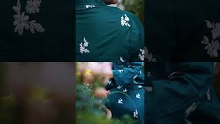 Teal Embroidered Cotton Kurta Set - Video 1