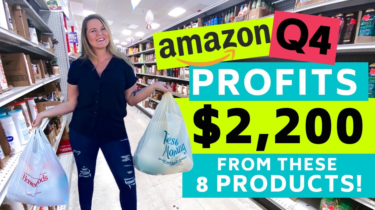 Amazon FBA Q4 Profits: $2,200 From Eight Products with Retail Arbitrage