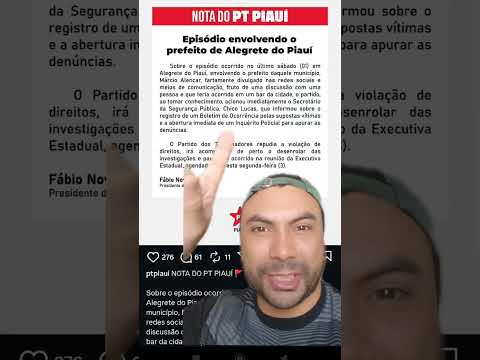 O prefeito do PT do Piaui invade a casa de uma senhora para coagir a família com seguranças armados.