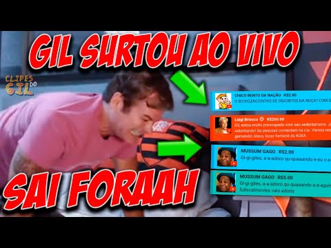 GIL SURTOU AO VIVO COM MUSSUM! O CHAT DEIXOU ELE LOUCO!