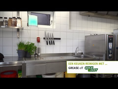 REINIGING VAN KEUKEN MET GREASE OFF QUICK & EASY (NL)