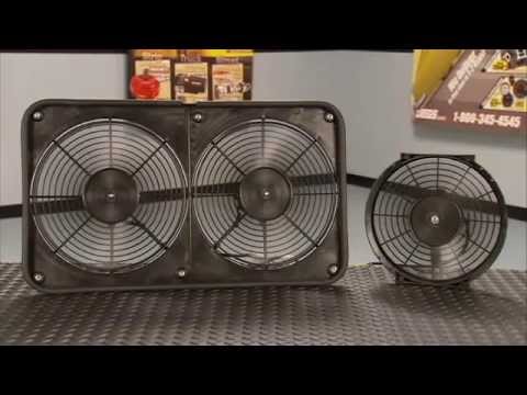 JEGS Universal S-Blade Electric Quiet Cooling Fans With Kenny Wallace