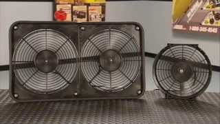13 in. Electric Fan & Temperature-Controlled Fan Harness & Relay Kit - video thumbnail 2