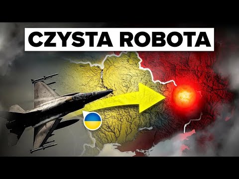 Ukraiński pilot F-16 zrobił coś niewiarygodnego – wszystko nagrała kamera!